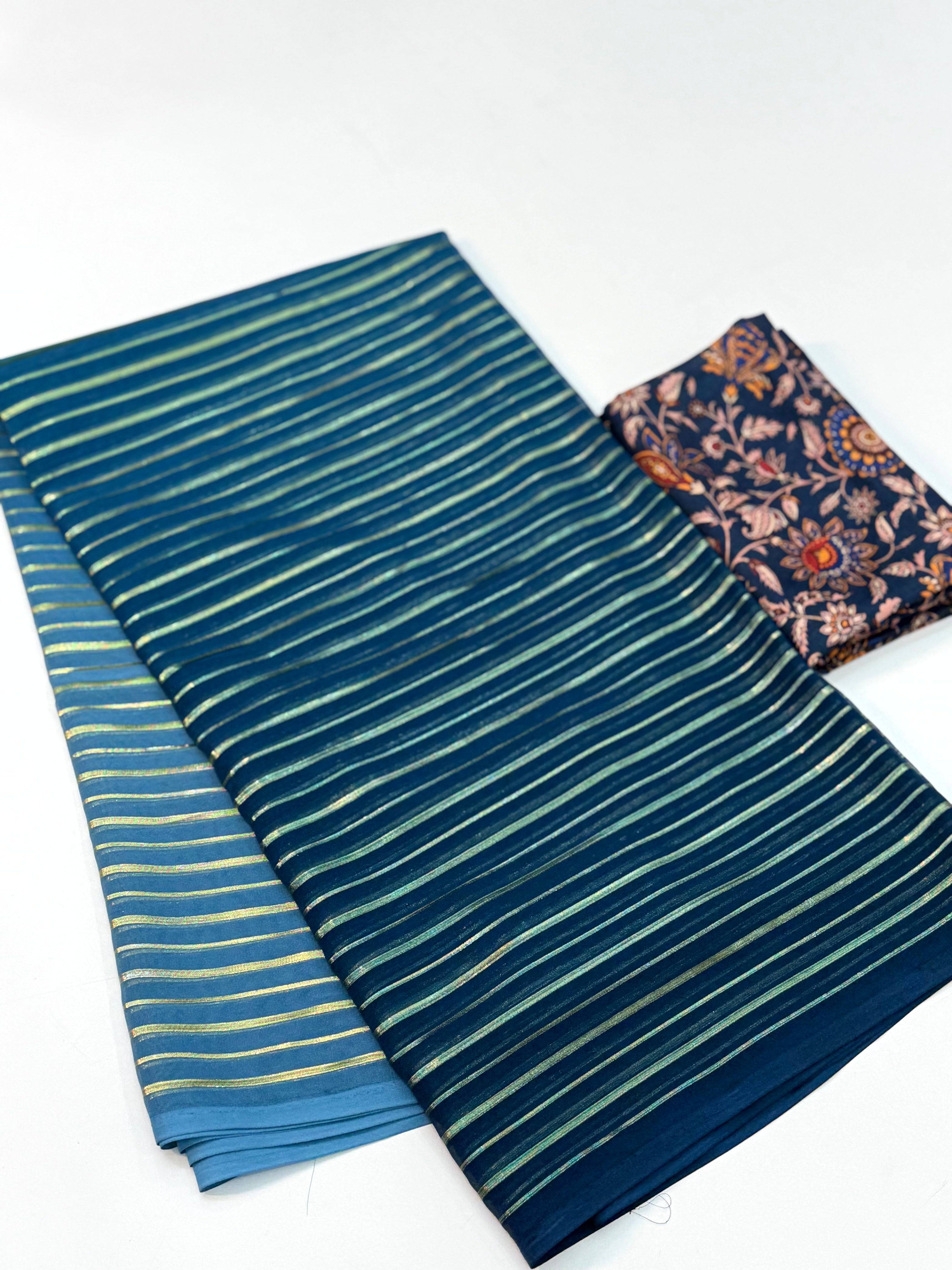 Radiant Soft Chinnon Ombre Saree