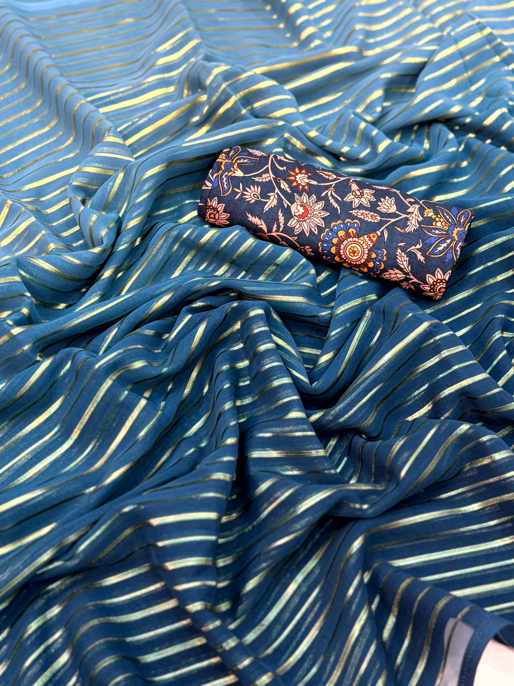 Radiant Soft Chinnon Ombre Saree