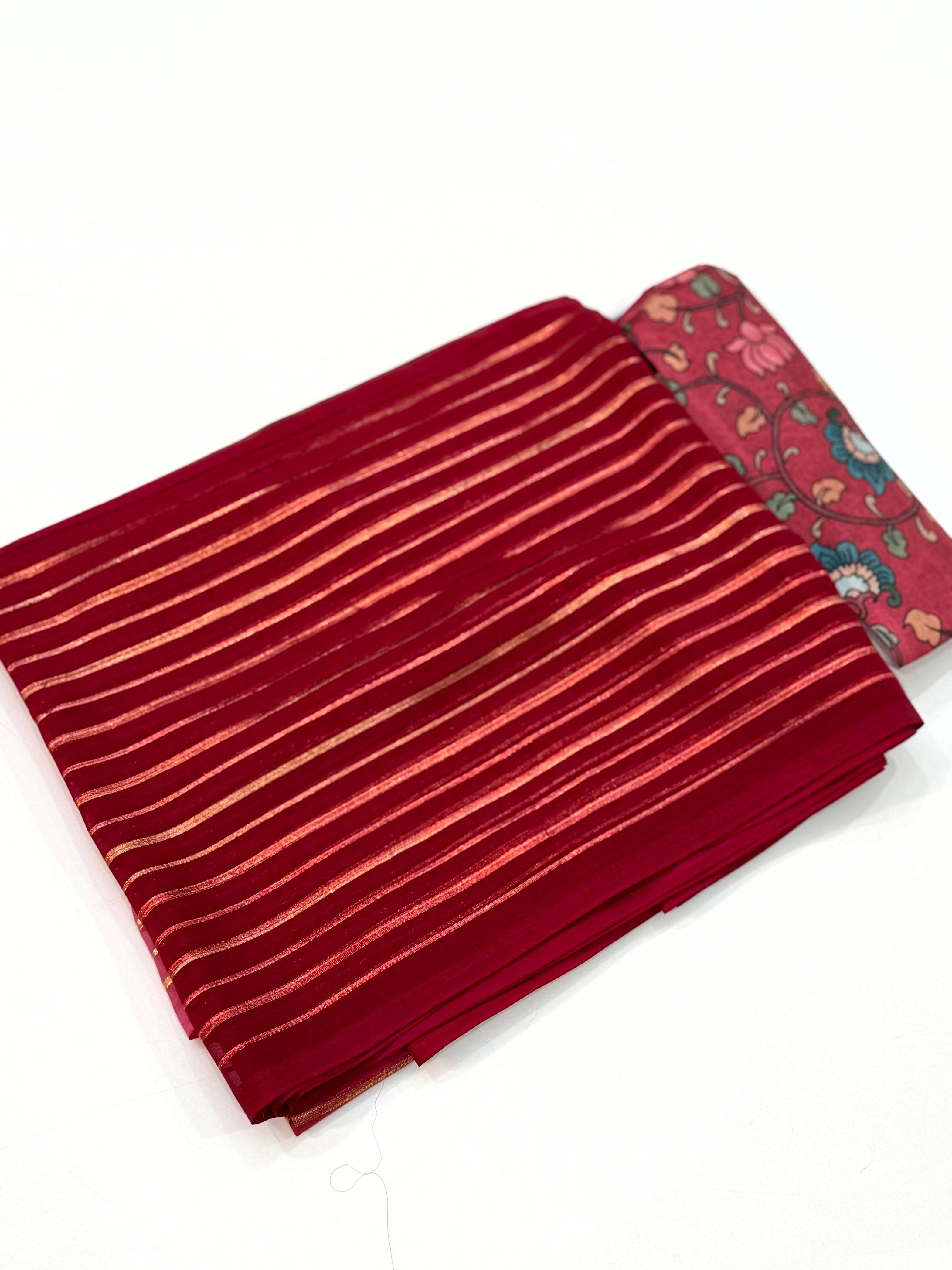 Tradition Soft Chinnon Ombre Saree