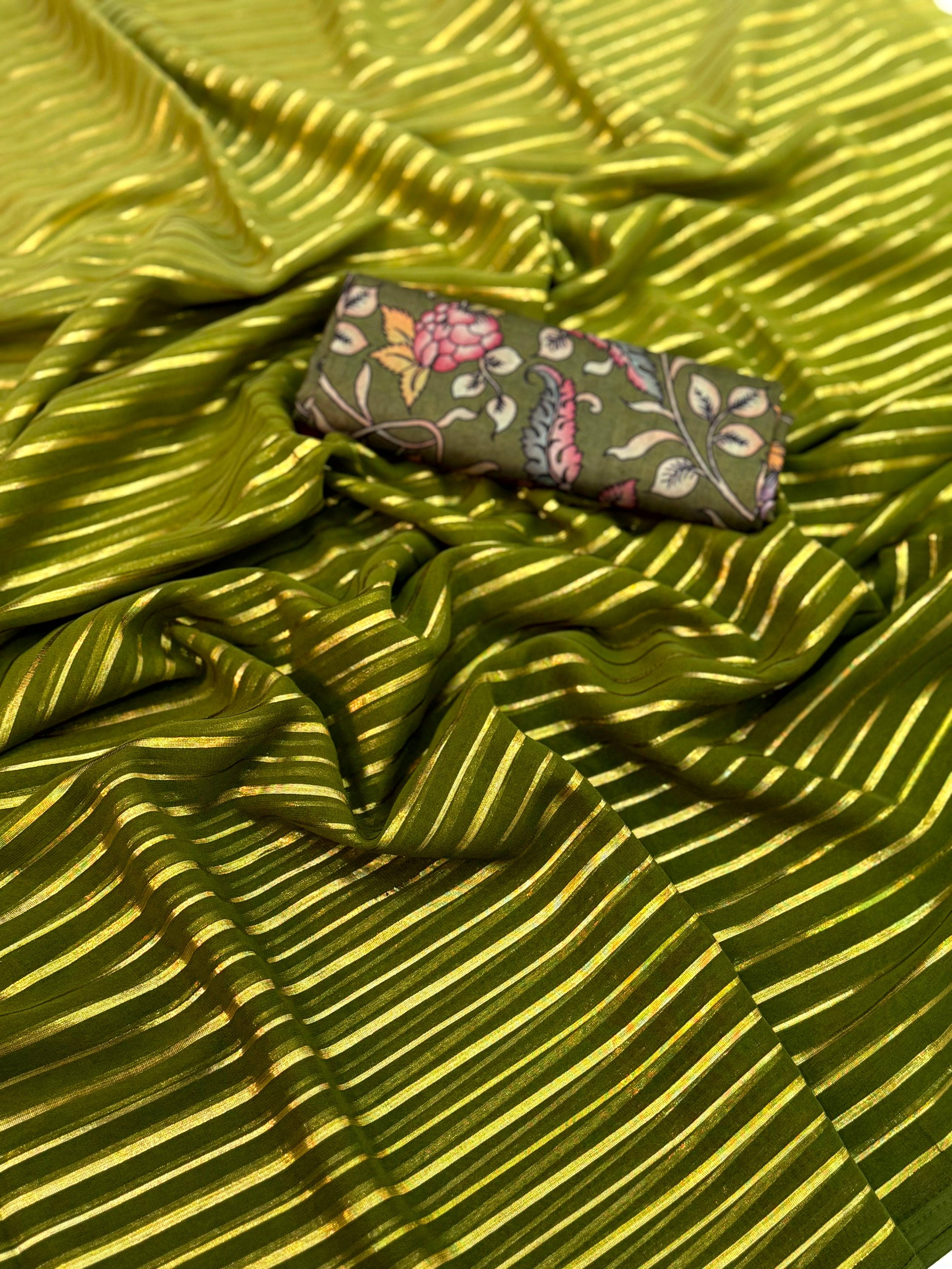 Radiance Soft Chinnon Ombre Saree


