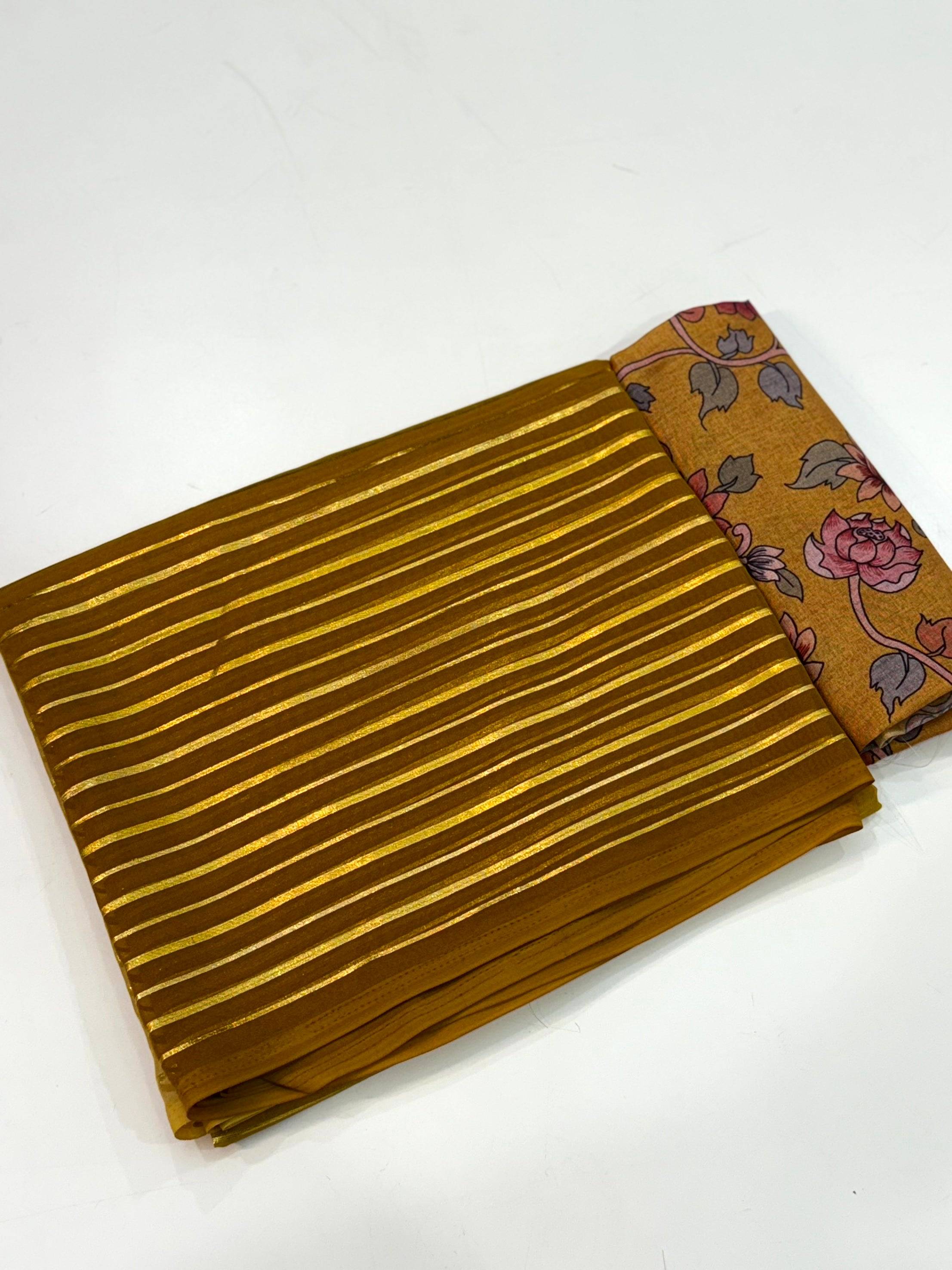 Artistic Soft Chinnon Ombre Saree