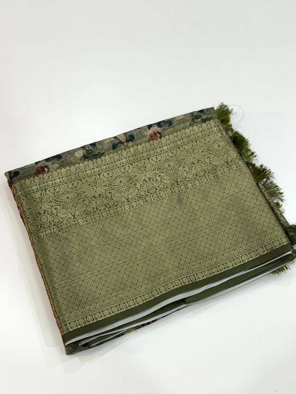 Stylish Kalamkari Kota Doriya Saree