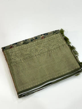 Stylish Kalamkari Kota Doriya Saree