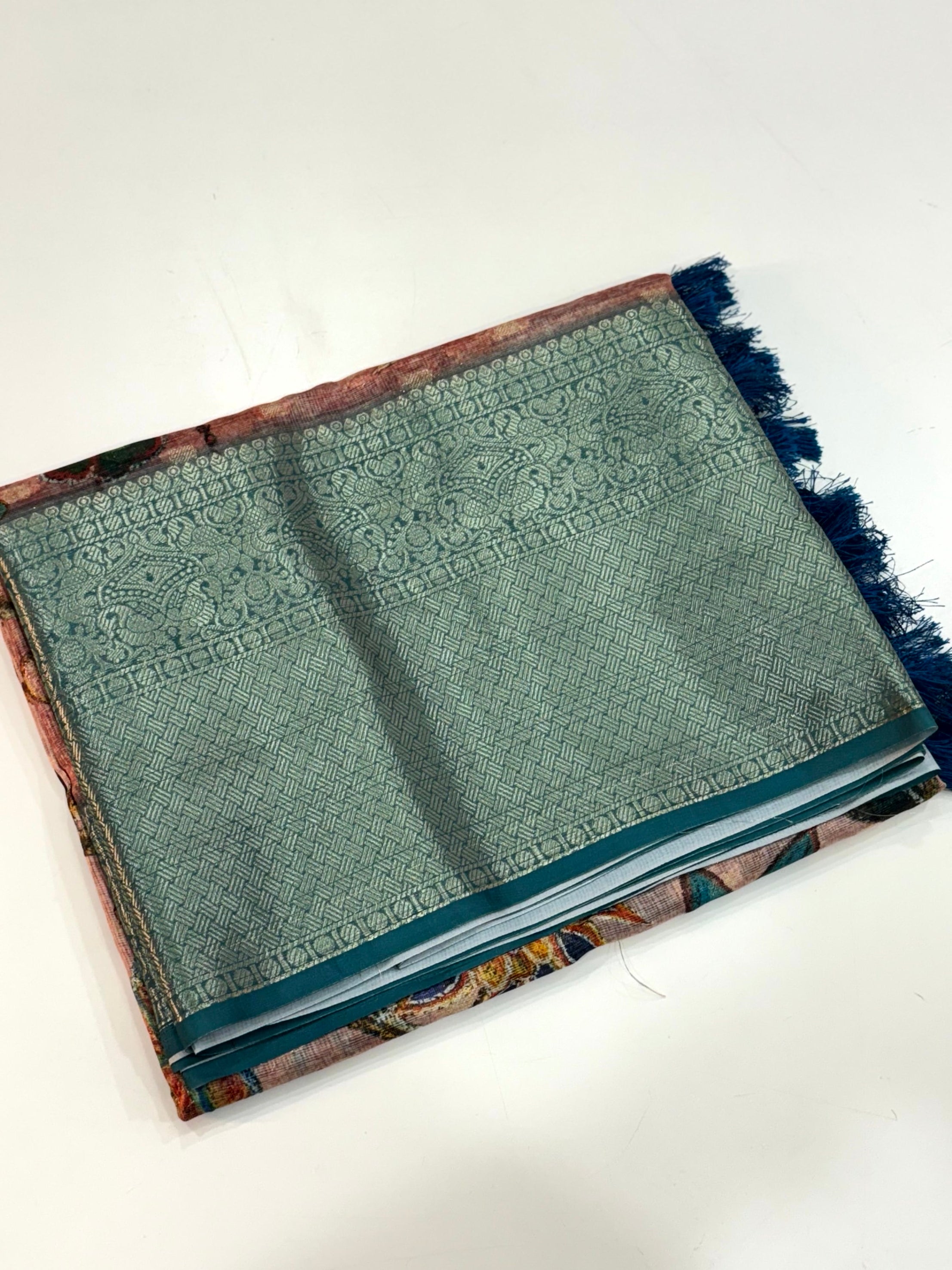 Classic Kalamkari Kota Doriya Saree