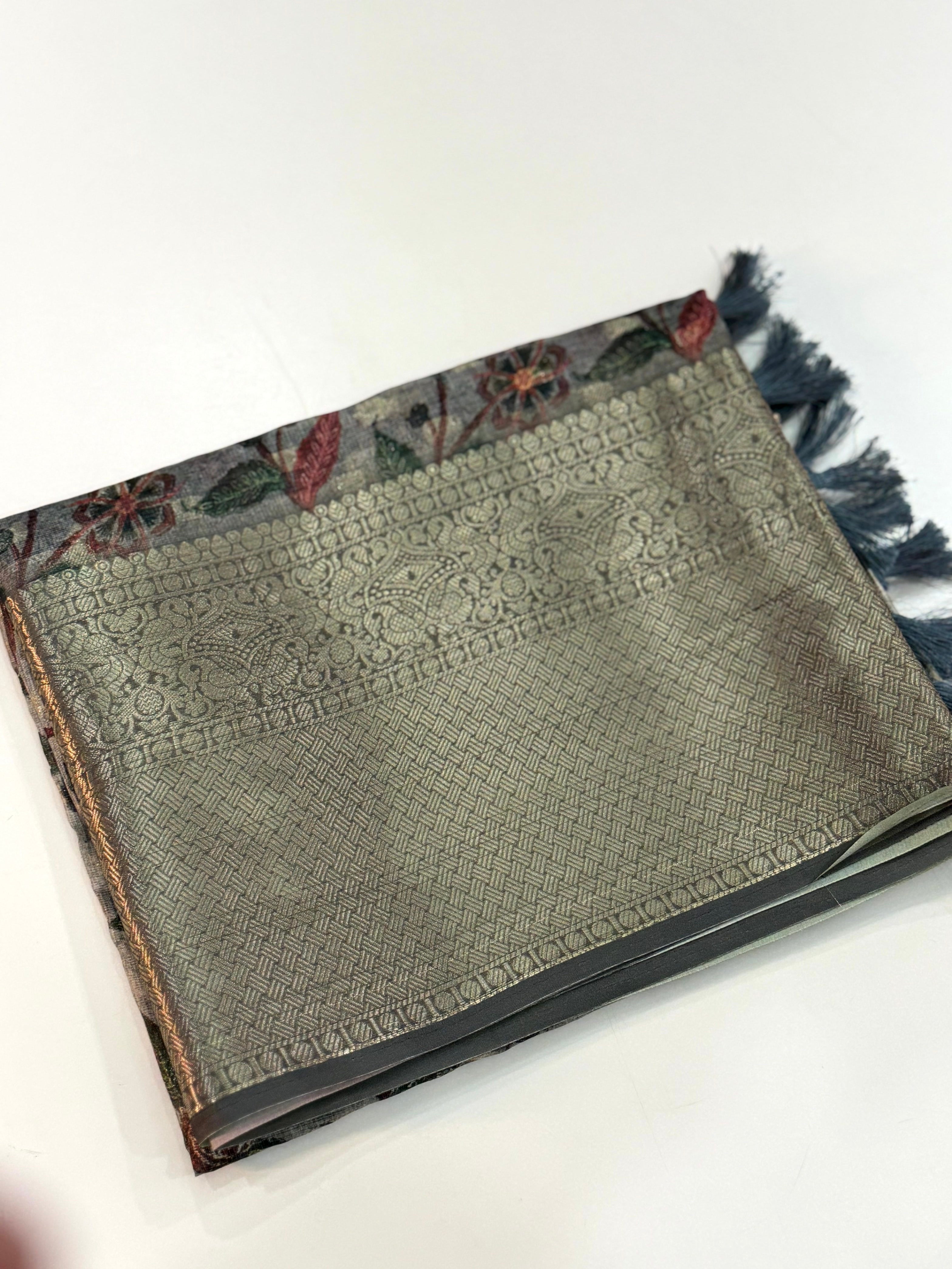 Radiant Kalamkari Kota Doriya Saree