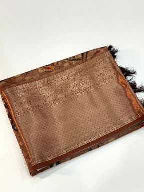 Majestic Kalamkari Kota Doriya Saree
