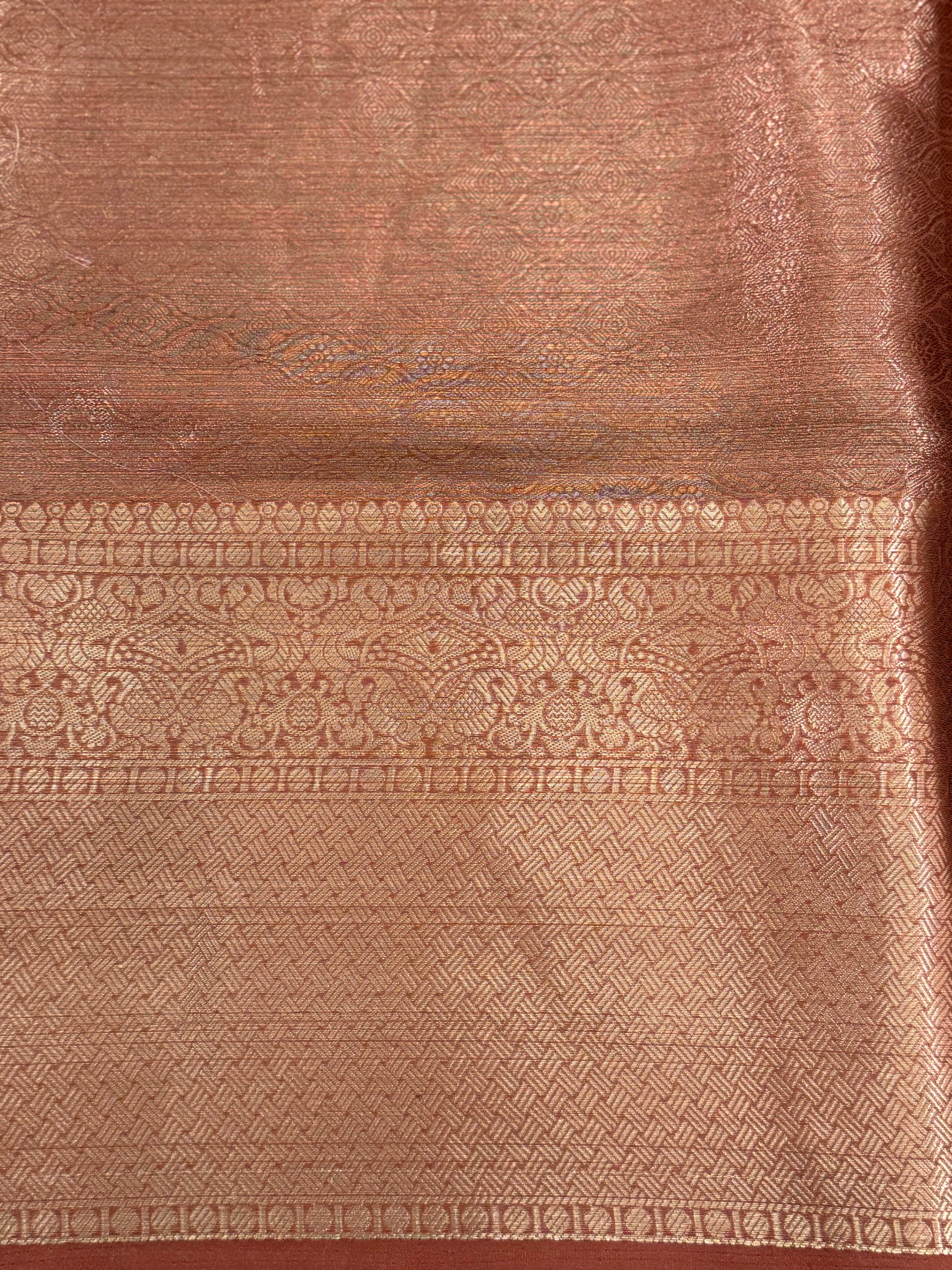Majestic Kalamkari Kota Doriya Saree
