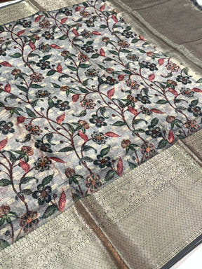 Radiant Kalamkari Kota Doriya Saree