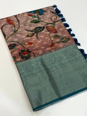 Classic Kalamkari Kota Doriya Saree