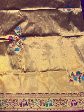 Royal Purple Soft Silk Paithani Saree