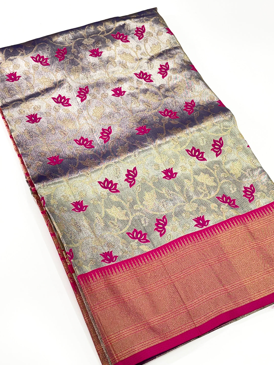 Navy Blue Kanjivaram Pattu Saree