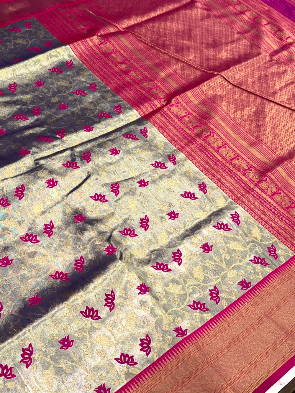 Navy Blue Kanjivaram Pattu Saree