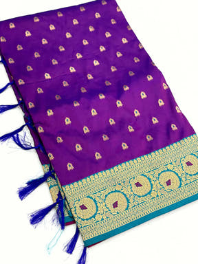 Heritage 1000 Butti Soft Silk Saree