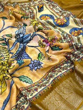 Majestic Pure Viscose Dola Check Saree