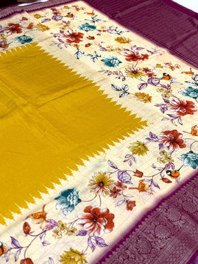 Vibrant Pure Viscose Dola Check Saree


