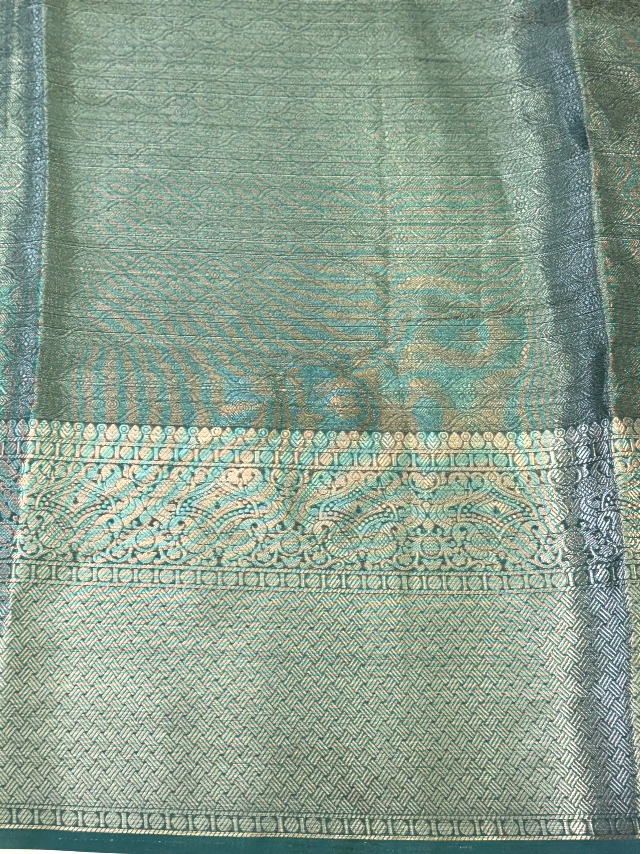 Graceful Kota Doriya Kalamkari Printed Saree


