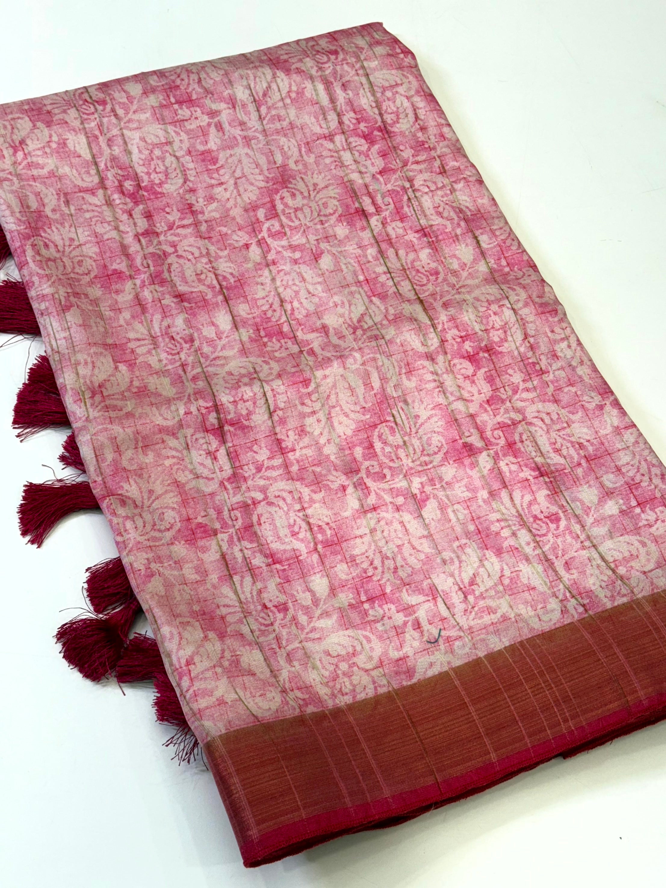 Regal Soft Silk Ghicha Saree