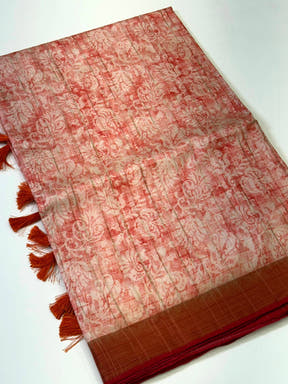 Graceful Soft Silk Ghicha Saree
