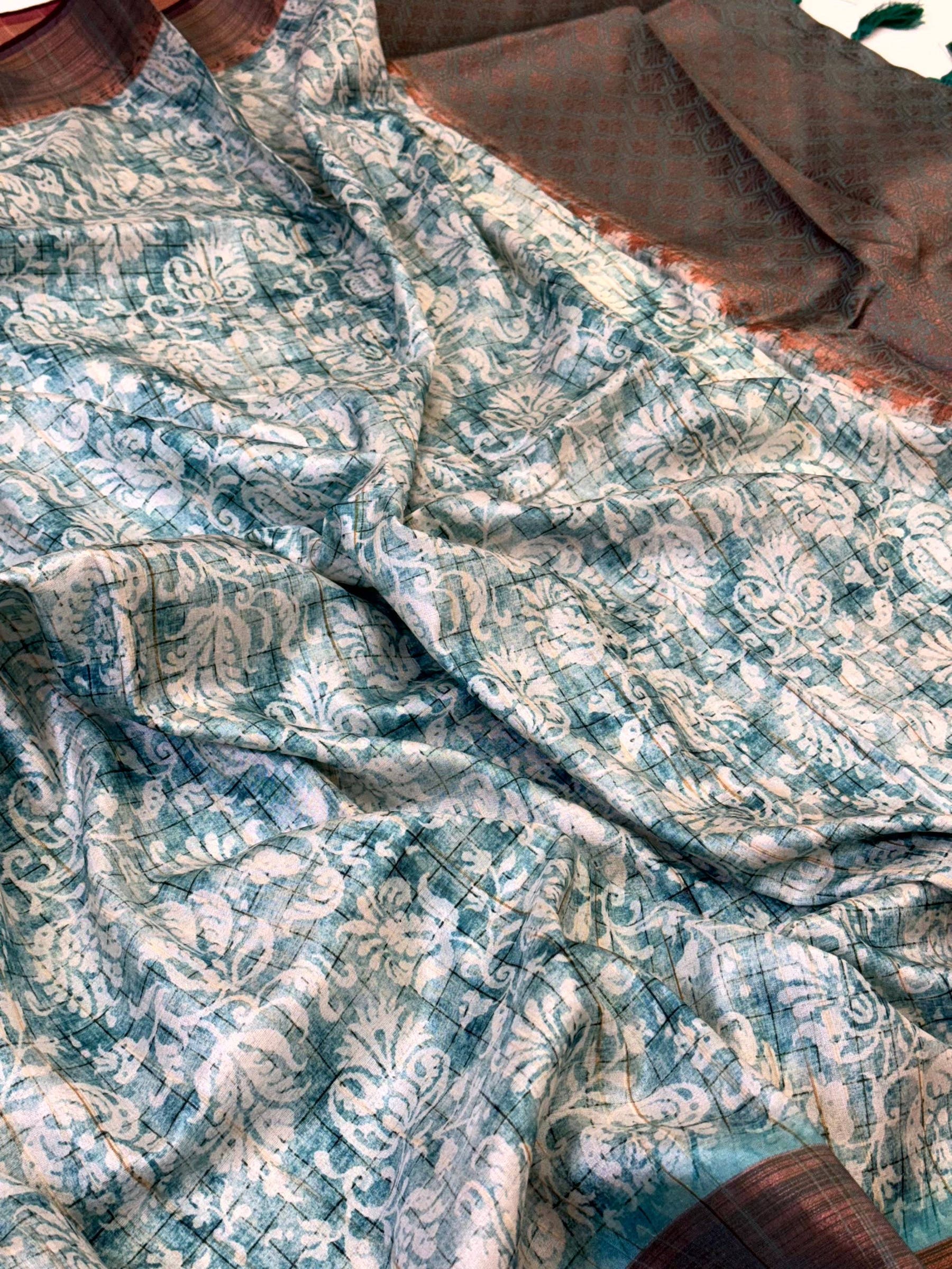 Radiant Soft Silk Ghicha Saree


