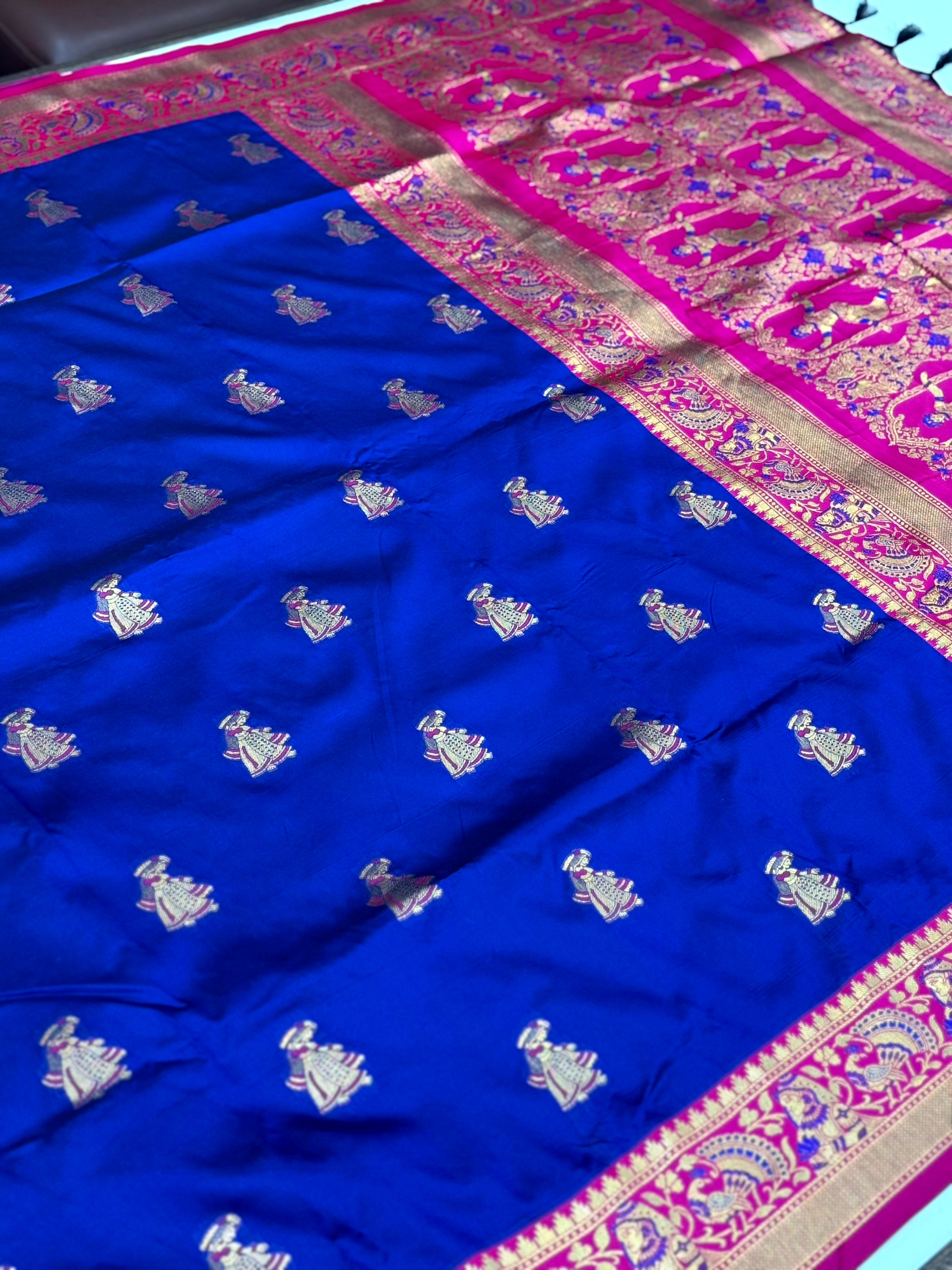 Royal Yeval Paithani Soft Silk Saree