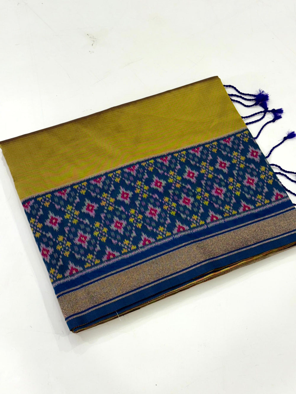 Majestic Dual Ikkat Soft Silk Saree