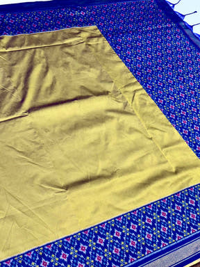 Majestic Dual Ikkat Soft Silk Saree