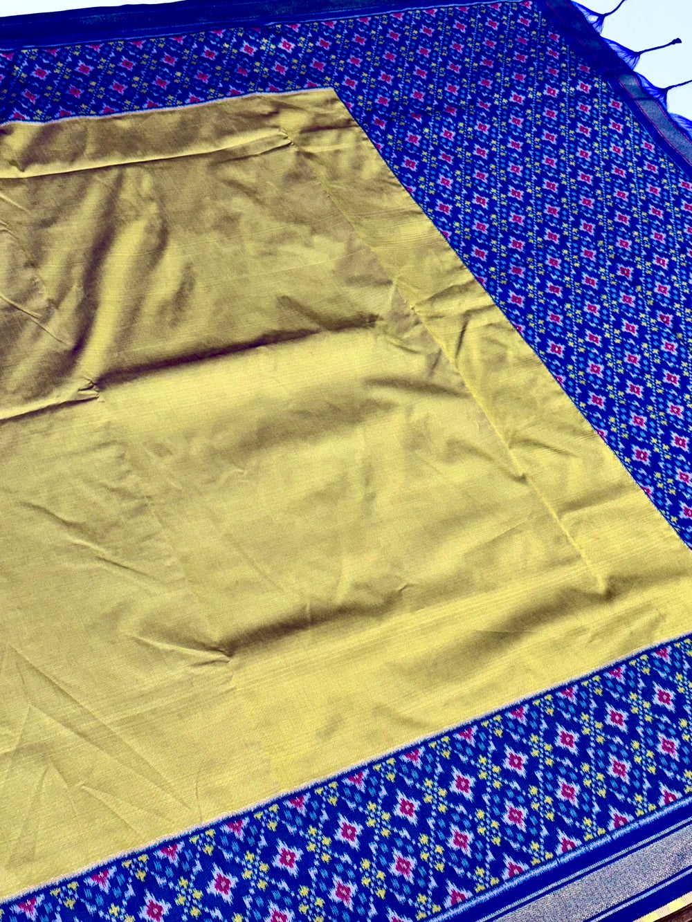 Majestic Dual Ikkat Soft Silk Saree