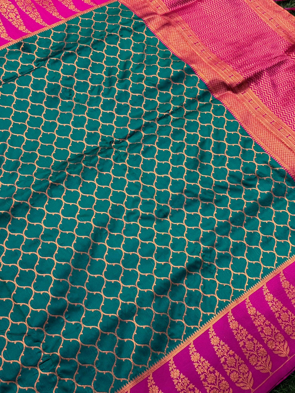 Rama Soft Banarasi Katan Silk Saree