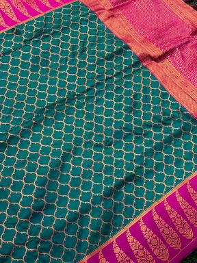 Rama Soft Banarasi Katan Silk Saree