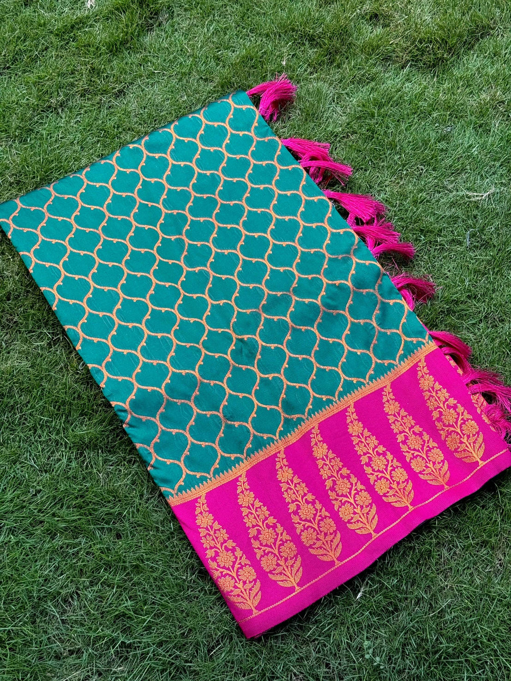 Rama Soft Banarasi Katan Silk Saree