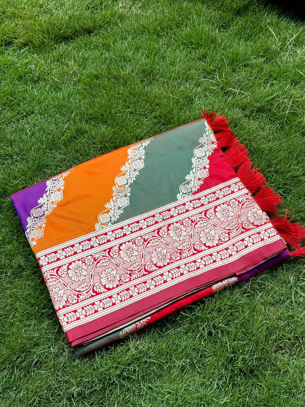 Heritage Banarasi Katan Silk Zari Weaving Saree