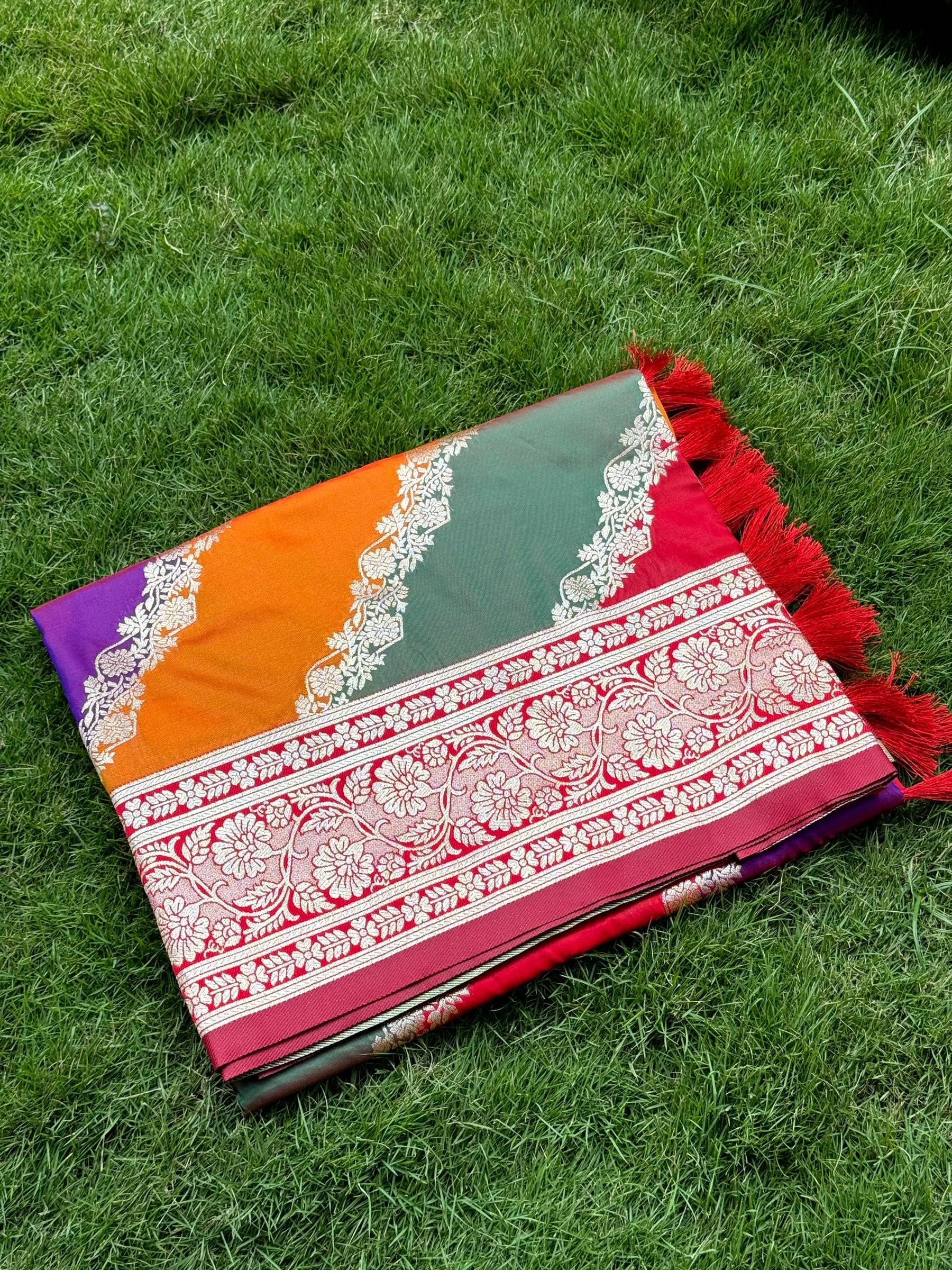 Heritage Banarasi Katan Silk Zari Weaving Saree