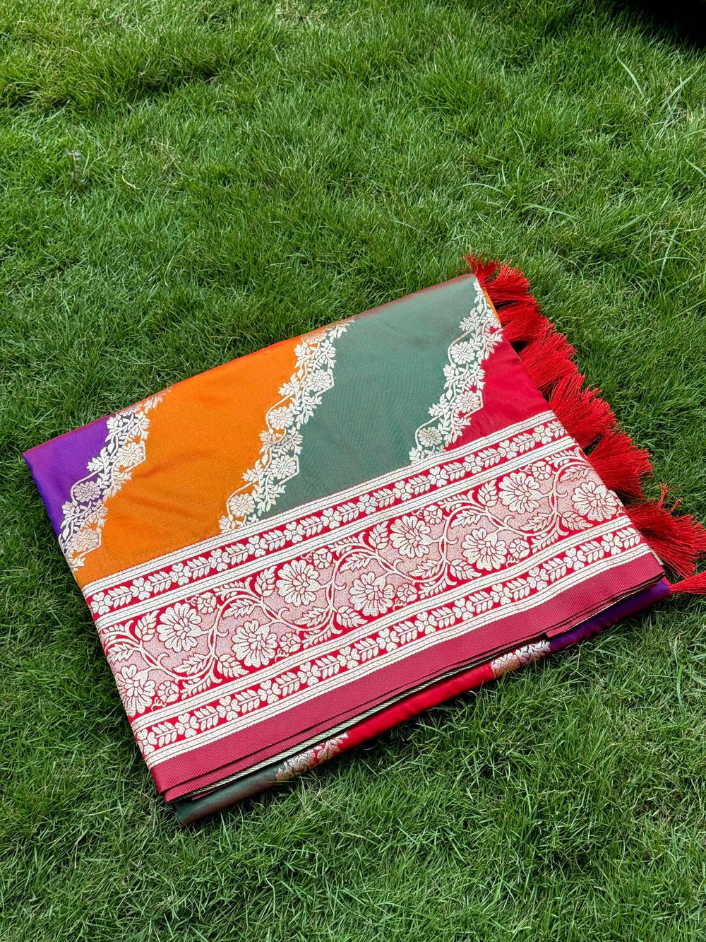 Heritage Banarasi Katan Silk Zari Weaving Saree