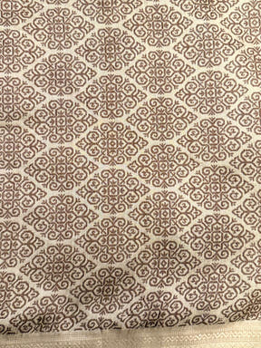 Elegant Brown Gold Zari Tissue Saree

