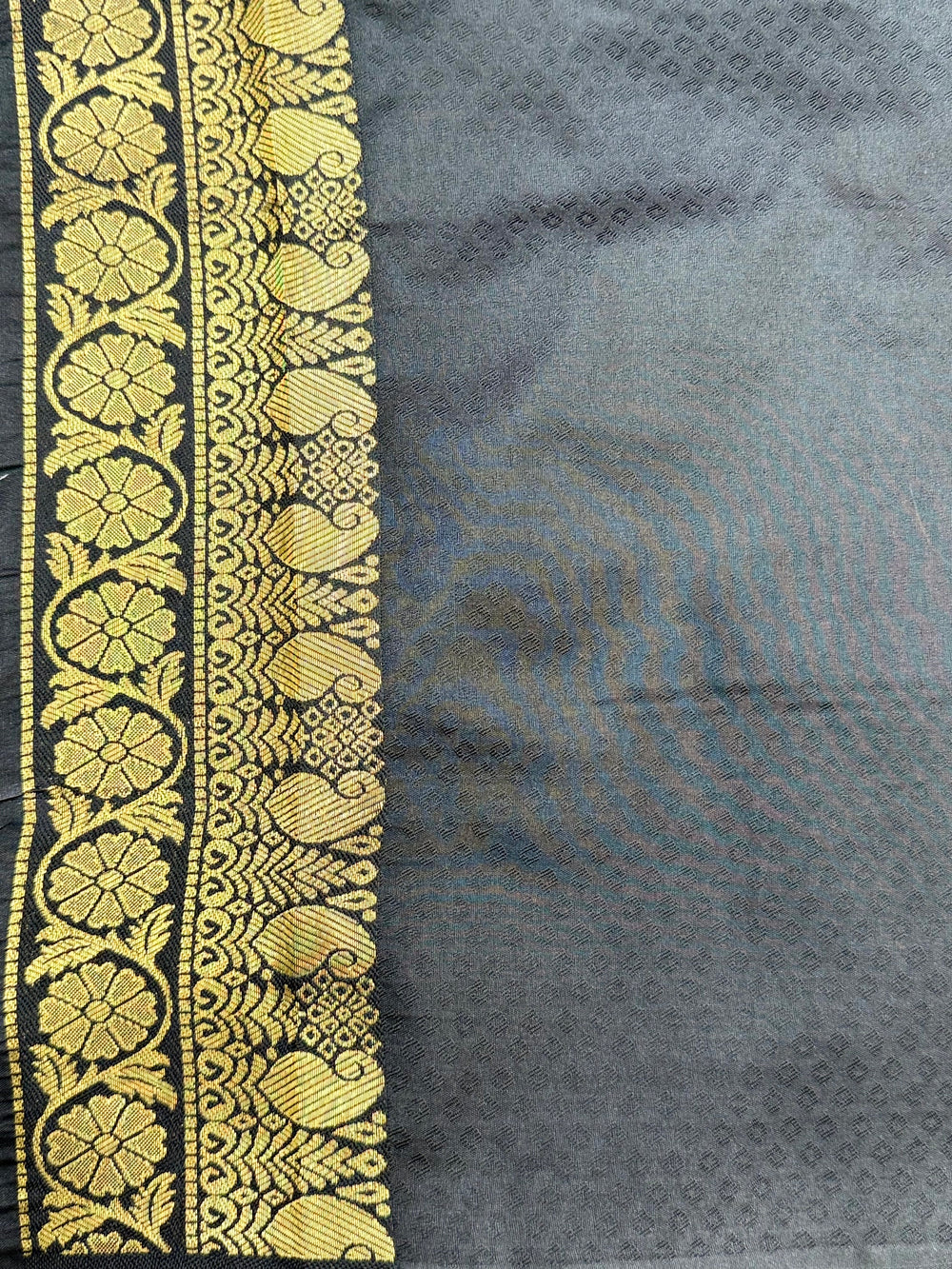 Brown Soft Silk Sona Chandi Butta Saree