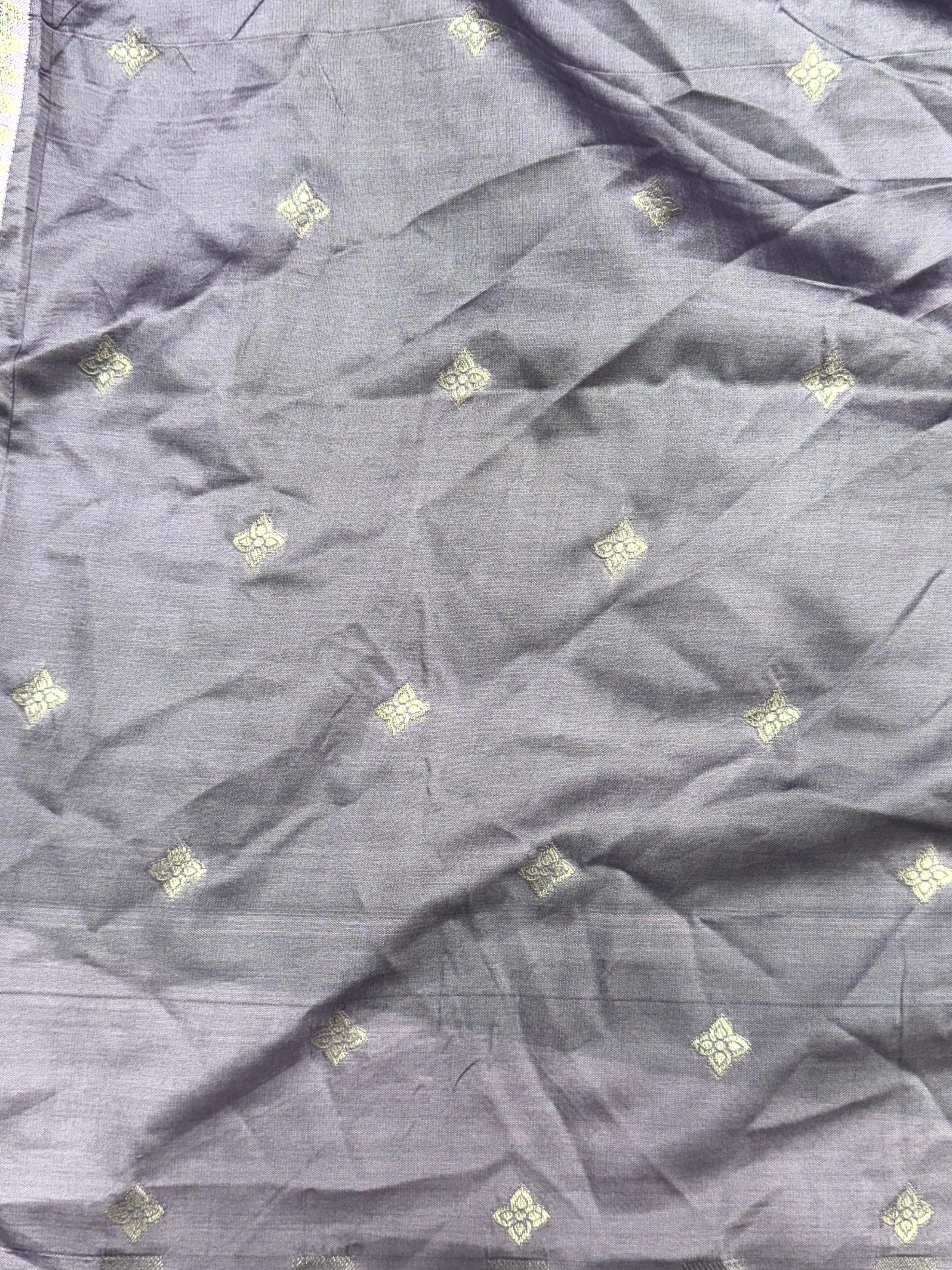 Black Soft Silk Gadwal Border Saree