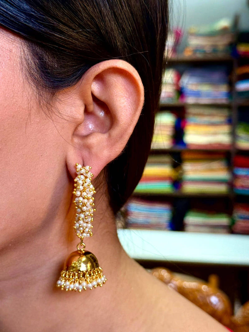 Pearl Cascade Classic Earrings