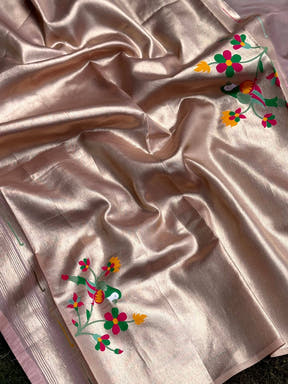 Royal Minakari Weave Soft Organza Paithani Saree