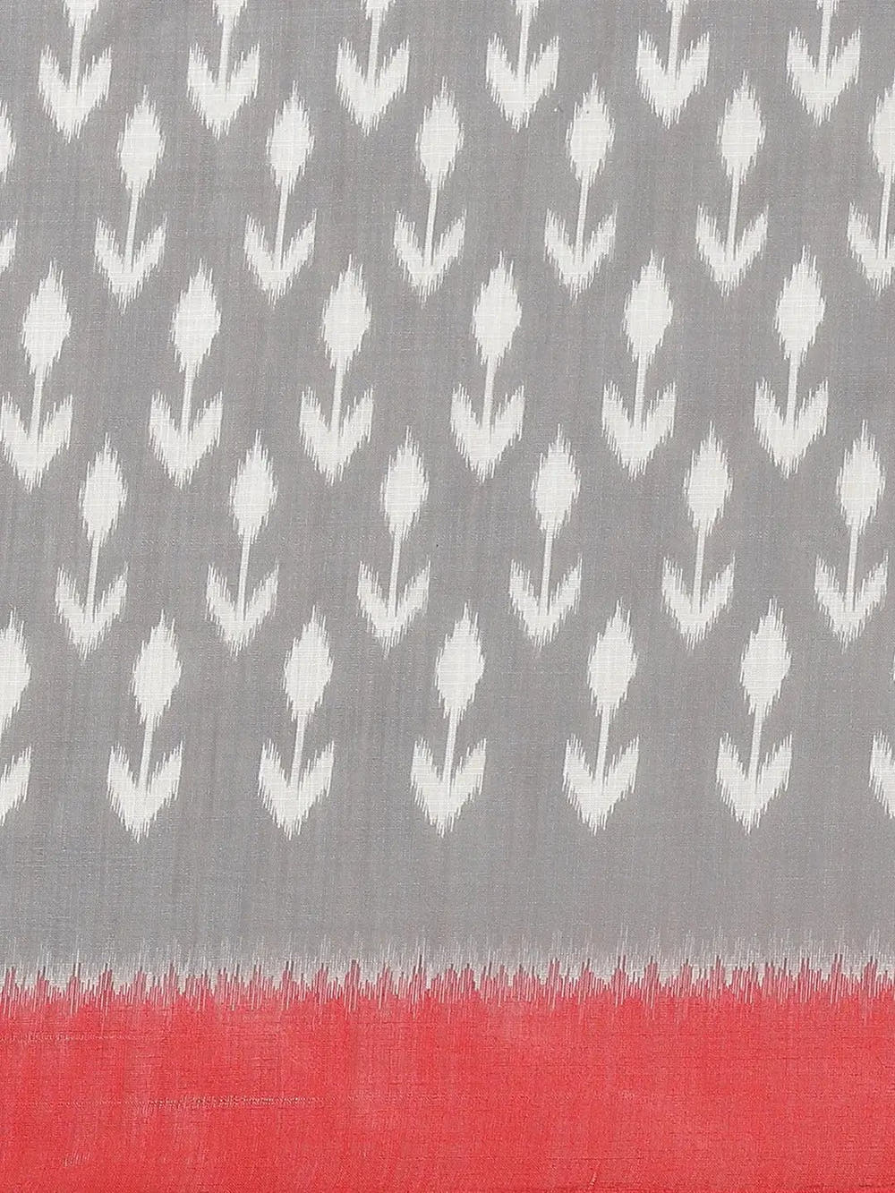 Buy Soft Linen Ikkat Kalamkari Digital Print Saree