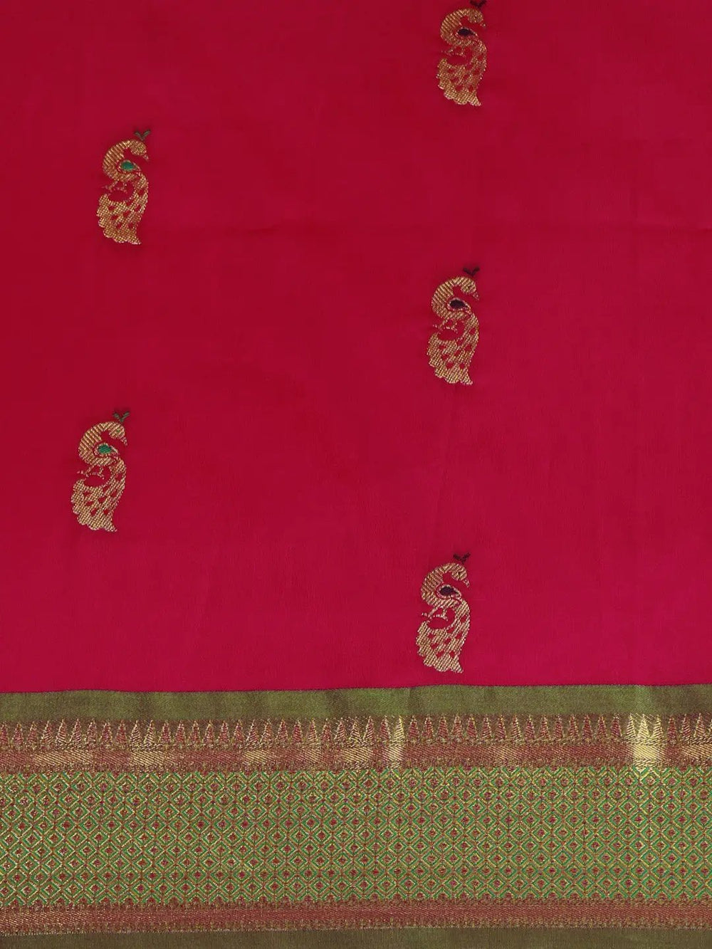 Exquisite Yevla Paithani Minakari Work Silk Saree in Pink Colour
