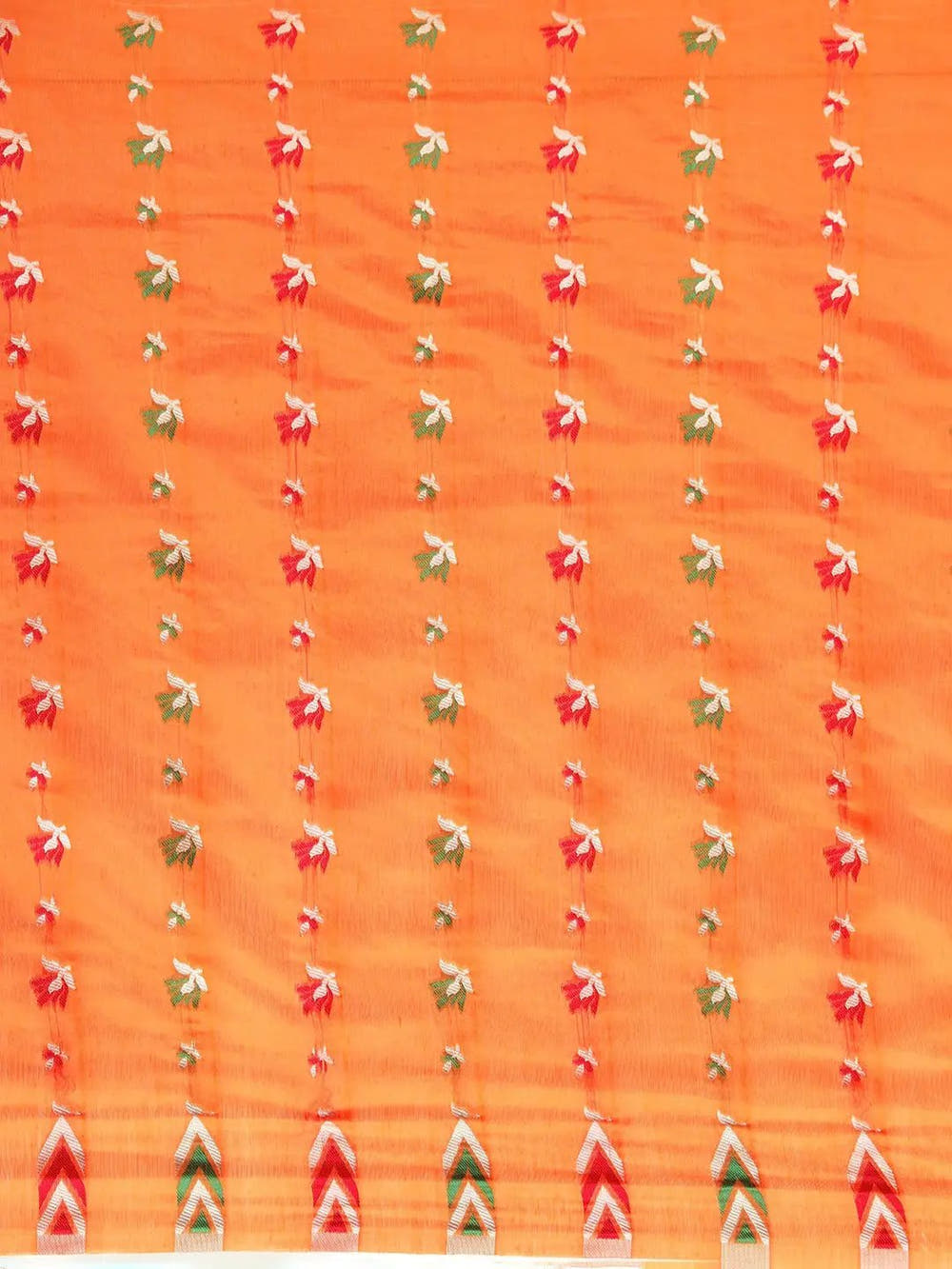 Dhakai Jamdani Cotton Silk Saree