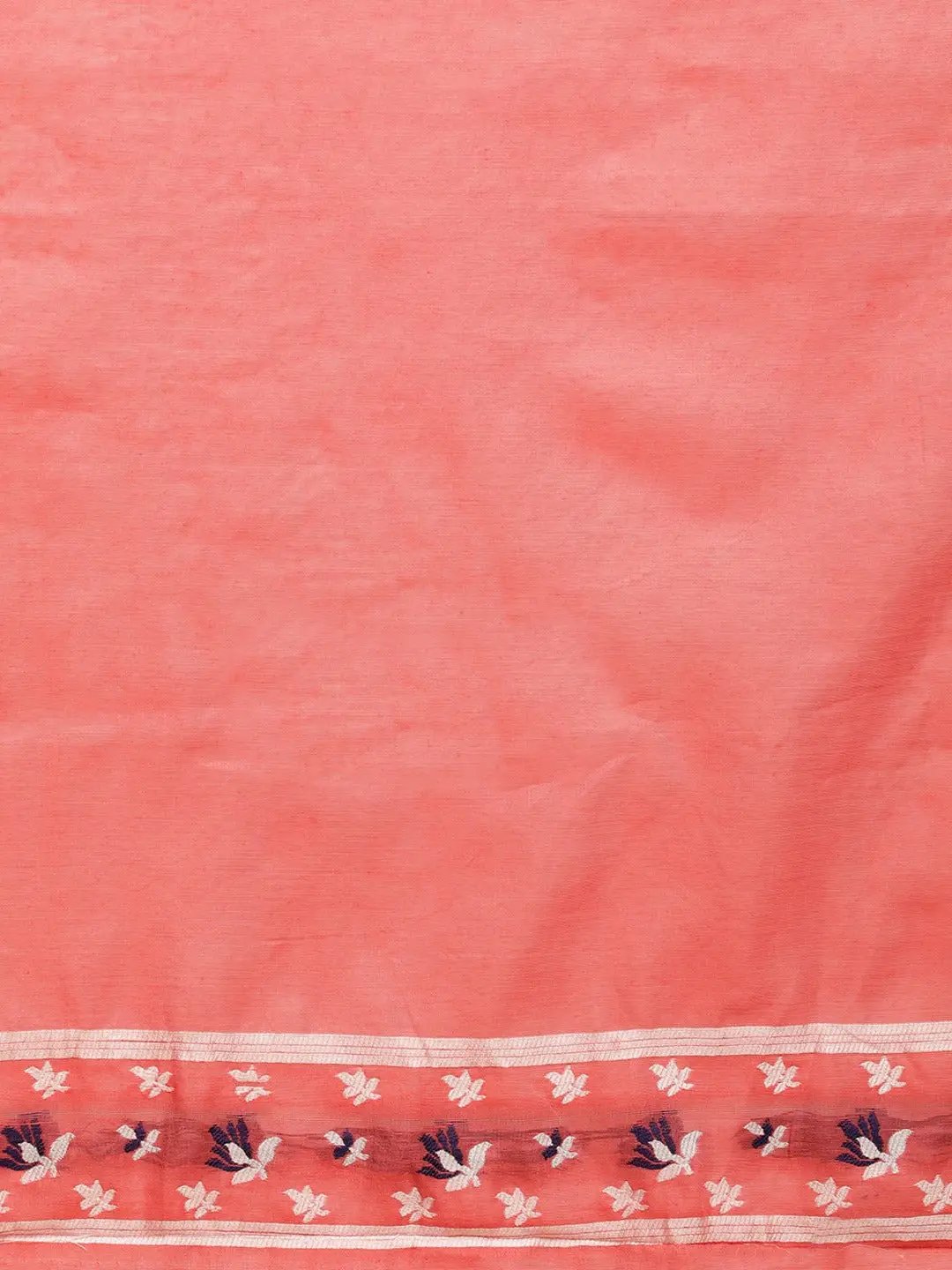 Dhakai Jamdani Cotton Silk Saree