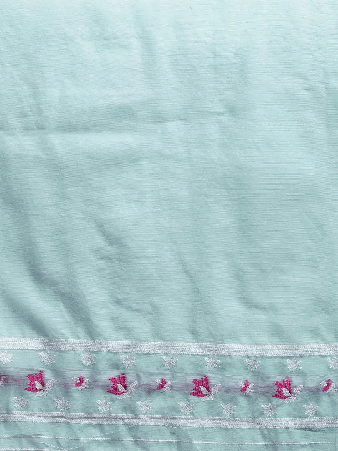 Dhakai Jamdani Cotton Silk Saree