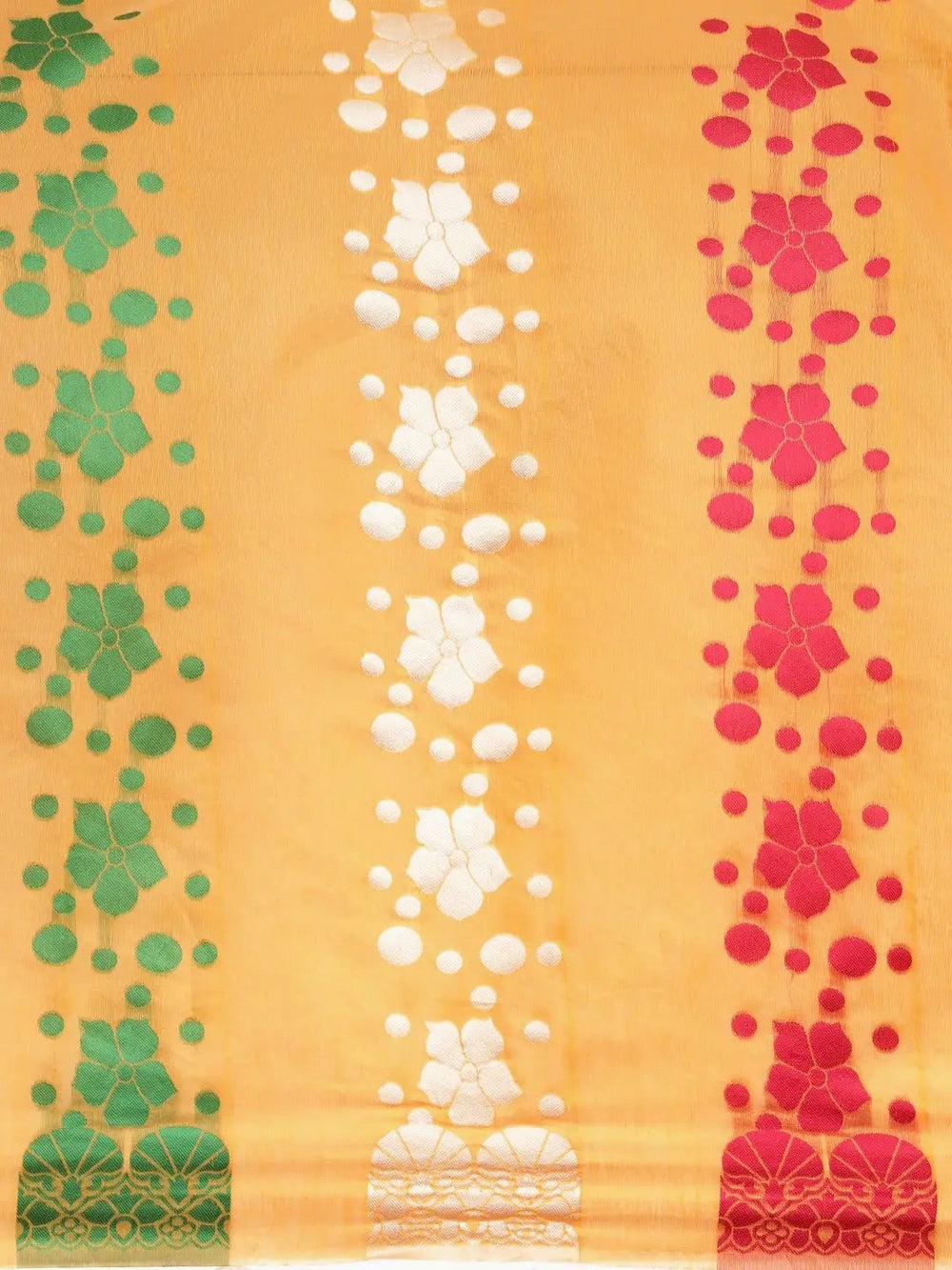 Dhakai Jamdani Cotton Silk Saree