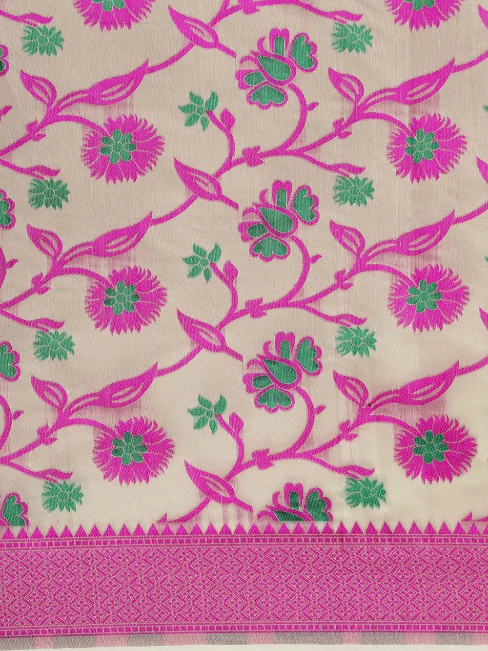 Dhakai Jamdani Cotton Silk Saree