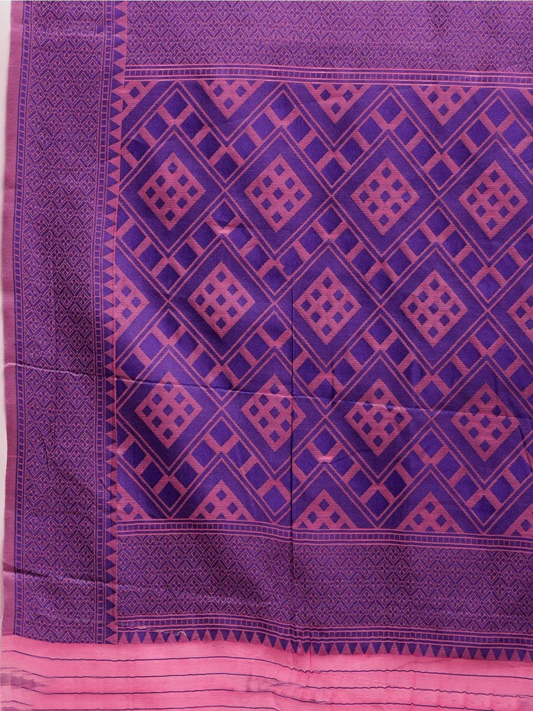 Dhakai Jamdani Light Weight Cotton Silk Saree