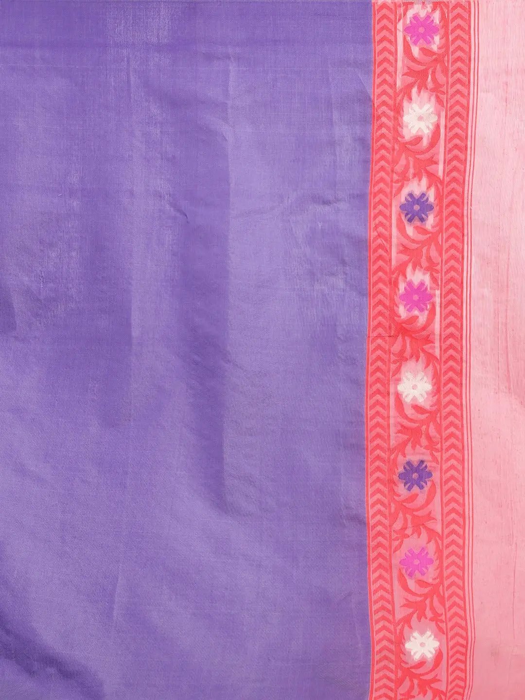 Dhakai Jamdani Cotton Silk Saree