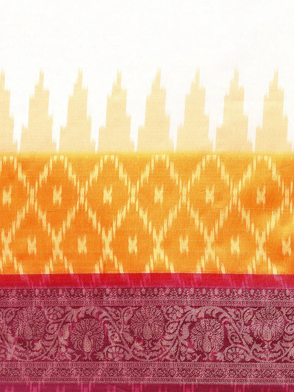 Ikkat Digital Print Soft Silk Saree