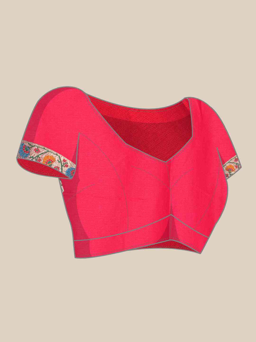 Pink Colour Yevla Paithani Soft Silk Saree
