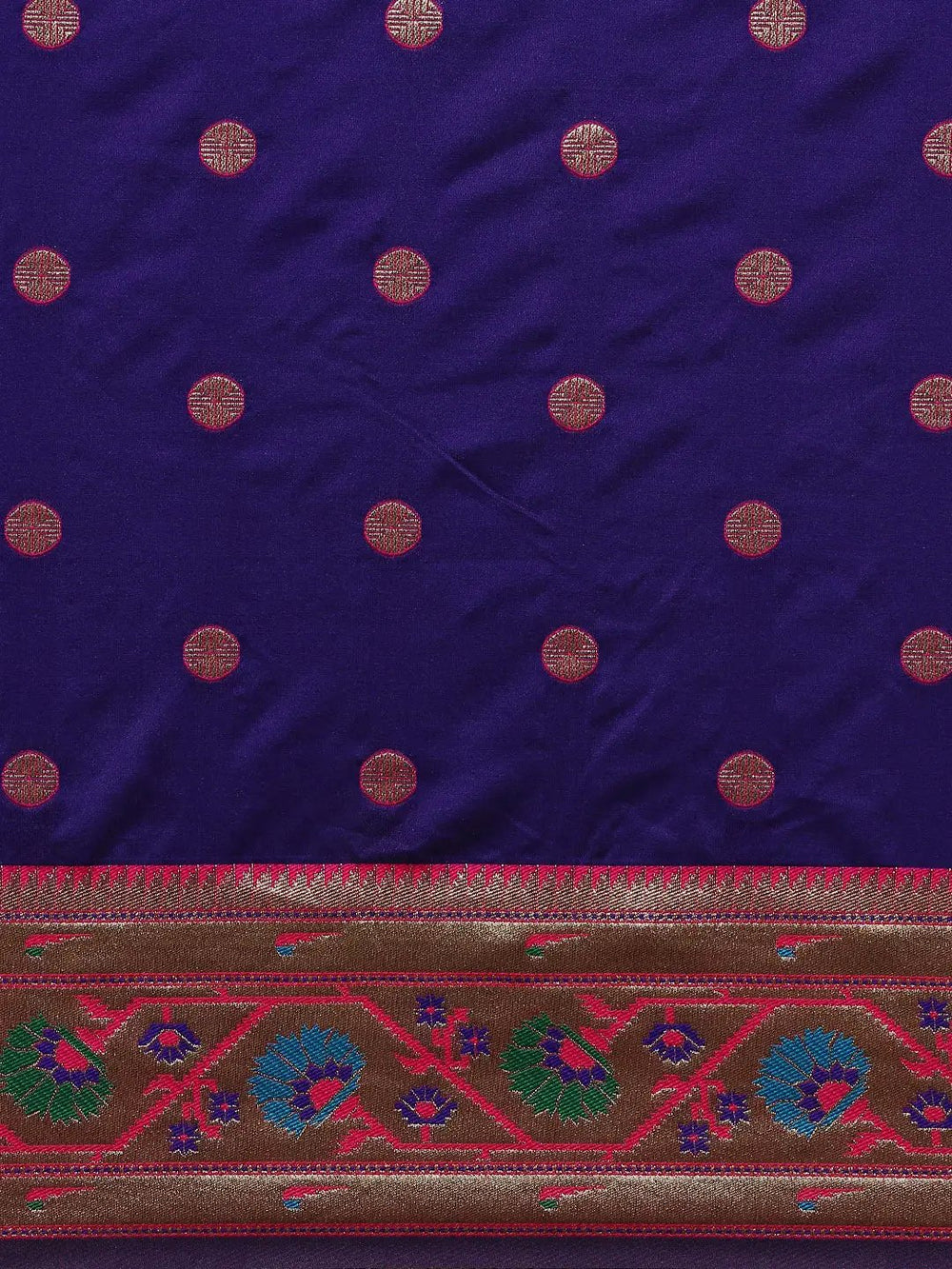  Yevla Banarasi Paithani Soft Silk Saree 